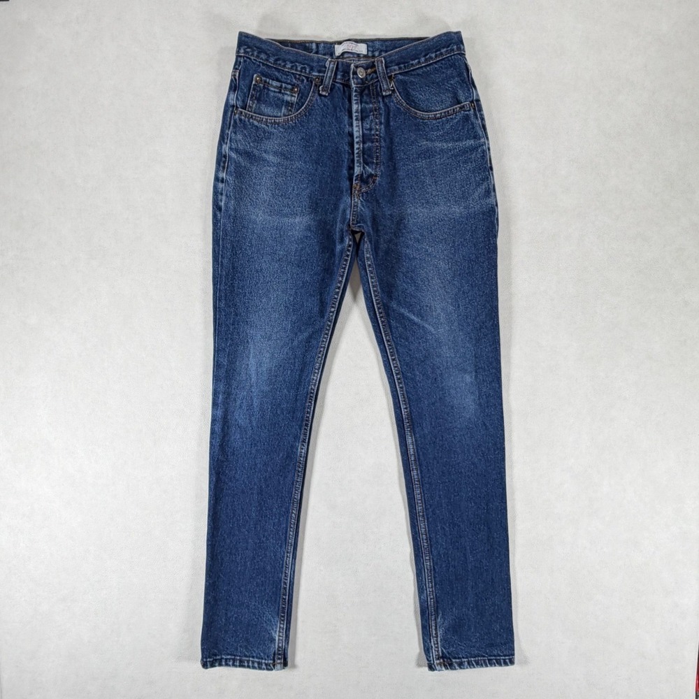 VTG Levis 501 Original Mens 28x32 Straight Leg Button Fly Medium Wash Blue Jeans